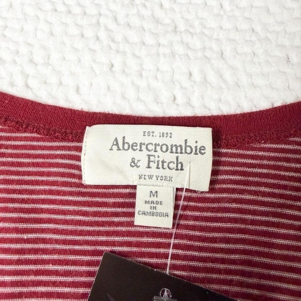 Abercrombie & Fitch RARE stripe babydoll top - Picture 3 of 7